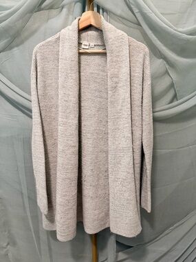 GAP Light Gray Open-Front Cardigan